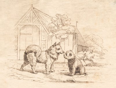 Illustrasjon til "Halv hundre fabler for barn" av Hey av Martinus Rørbye