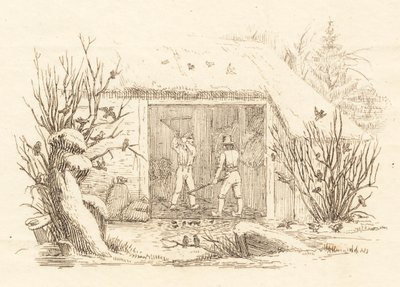 Illustrasjon til "Halv hundre fabler for barn" av Hey av Martinus Rørbye