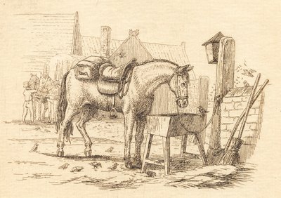 Illustrasjon til "Halv hundre fabler for barn" av Hey av Martinus Rørbye