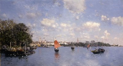 En venetiansk utsikt, av Martín Rico y Ortega