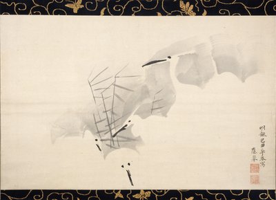 White Herons, 1769. av Maruyama Okyo