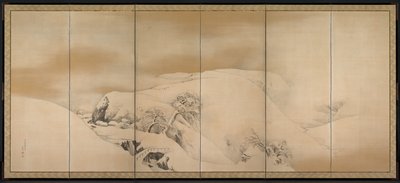 Vinterdag, 1784. av Maruyama Okyo