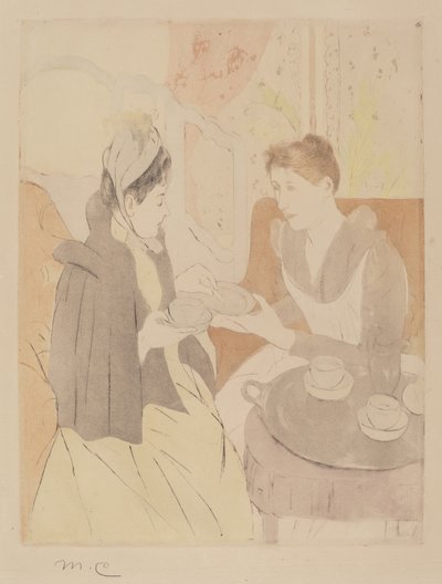 Ettermiddagstefest, 1890-1891. av Mary Cassatt