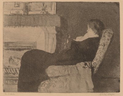 Før ildstedet nr. 1, ca. 1882. av Mary Cassatt