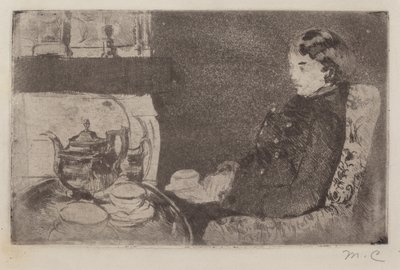 Lydia på ettermiddagste, 1882. av Mary Cassatt