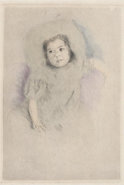 Margot med panser (nr. 1) av Mary Cassatt