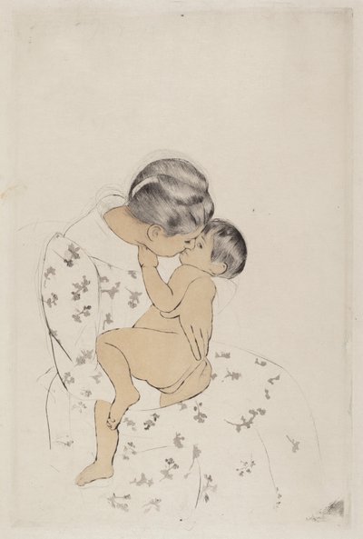 Mors kyss av Mary Cassatt