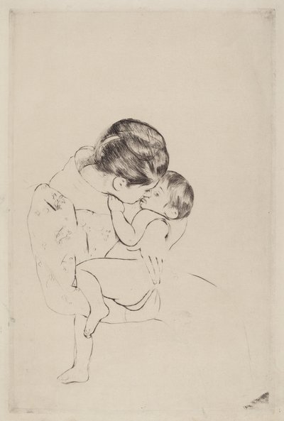 Mors kyss av Mary Cassatt