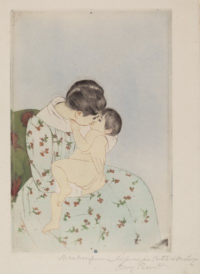 Mors kyss av Mary Cassatt