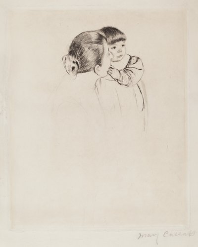 Bondemor og barn, ca. 1894. av Mary Cassatt
