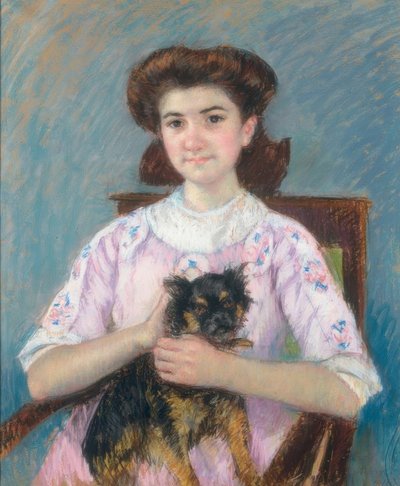Portrett av Marie-Louise Durand-Ruel av Mary Cassatt