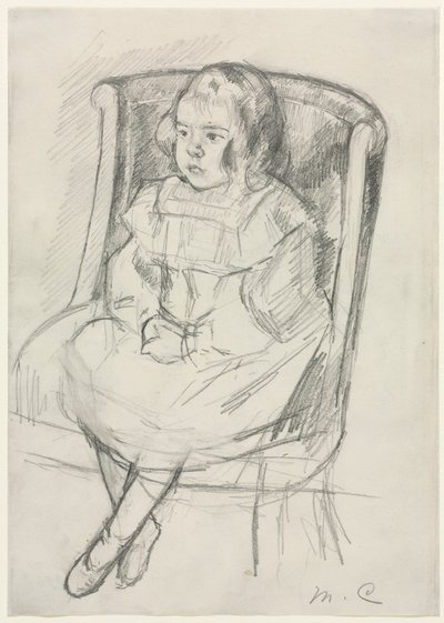 Simone Sittende, ca. 1903. av Mary Cassatt