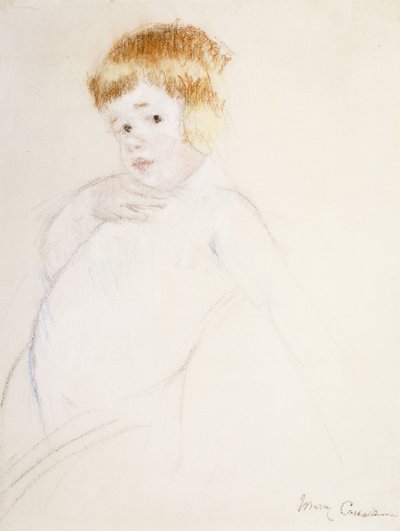 Study for the Baby for The Caress, ca. 1902 av Mary Cassatt