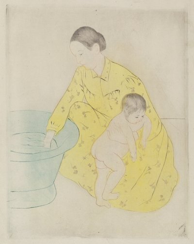 Badet av Mary Cassatt