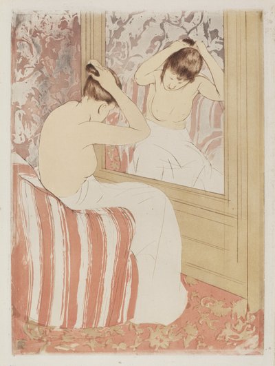 The Coiffure av Mary Cassatt