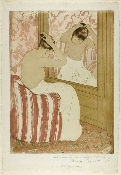 The Coiffure av Mary Cassatt