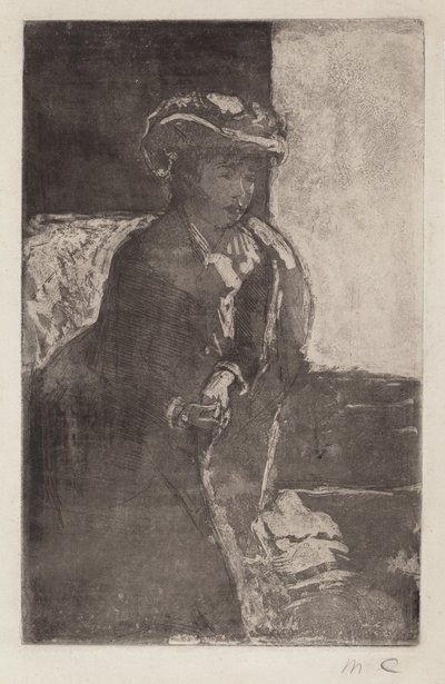 Sofahjørnet nr. 3, ca. 1879. av Mary Cassatt