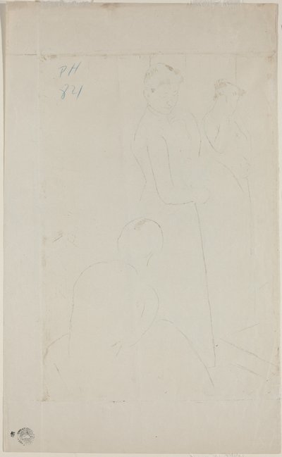 Tilpasningen [verso] av Mary Cassatt