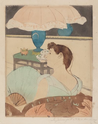 Lampen av Mary Cassatt