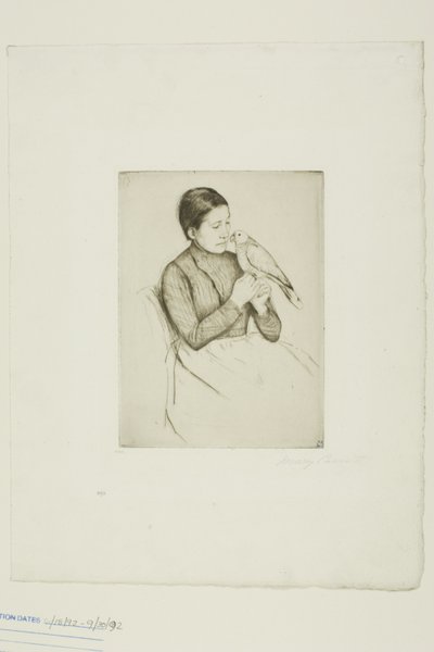 Papegøyen av Mary Cassatt