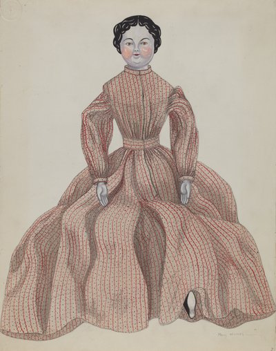 Dukke - Lulu, ca. 1936. av Mary E Humes