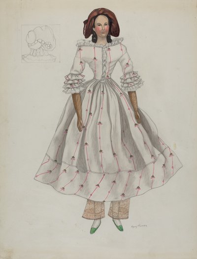 Dukke, c. 1936. av Mary E Humes