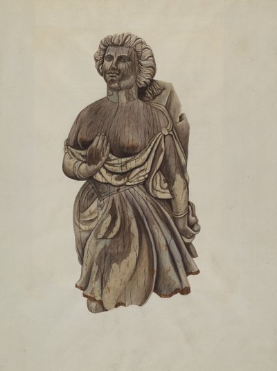 Galionsfigur Martha, ca. 1938. av Mary E Humes