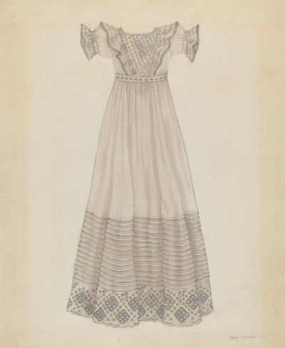 Spedbarnskjole, ca. 1936. av Mary E Humes