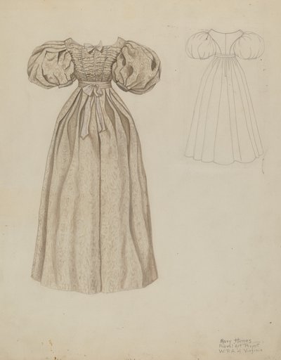 Brudekjole, ca. 1937. av Mary E Humes