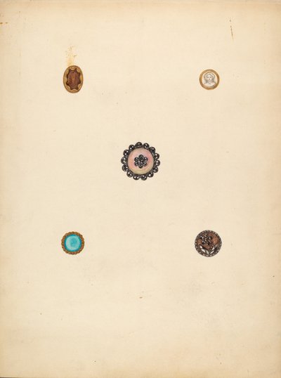 Knapper, c. 1940. av Mary Fitzgerald