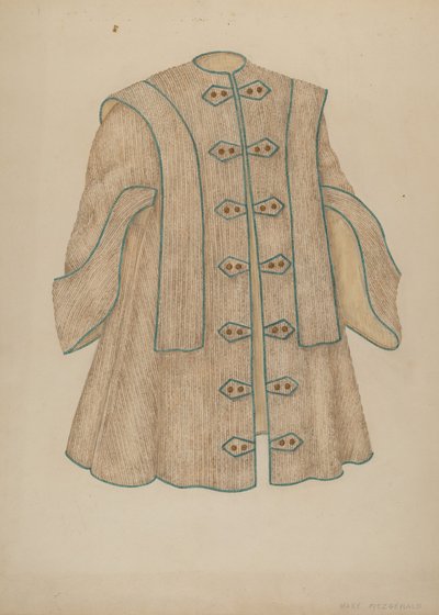 Aftenkappe, ca. 1940. av Mary Fitzgerald