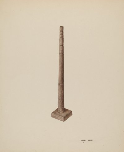 Lysestake, ca. 1940. av Mary Hansen