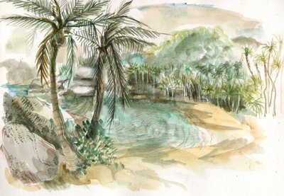 Strand, Tayrona, Colombia av Mary Kuper