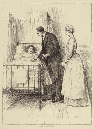 Illustrasjon til The Story of a Nurse, av Honnor Morten av Mary L. Gow