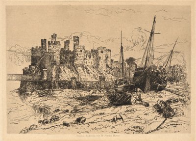 Conway Castle, Wales av Mary Nimmo Moran