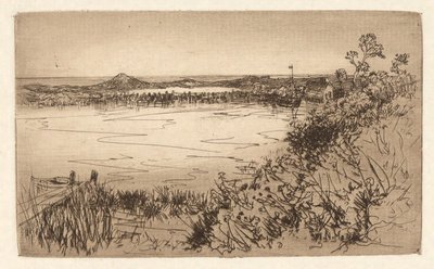 Stille havn/tidevannsdam av Mary Nimmo Moran