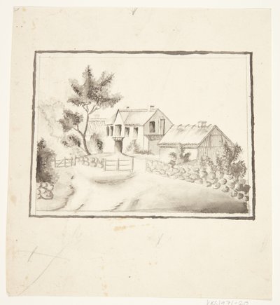 Landlig bebyggelse av Mary Sophie Clarck