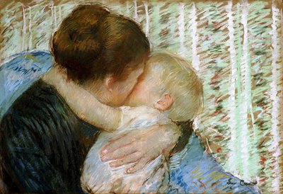 En god natt klem av Mary Cassatt