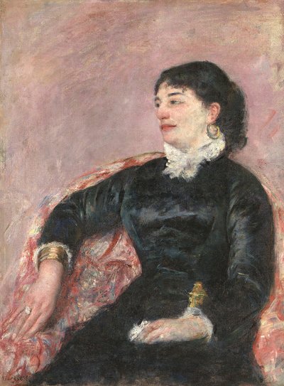 Portrett av en italiensk dame av Mary Cassatt