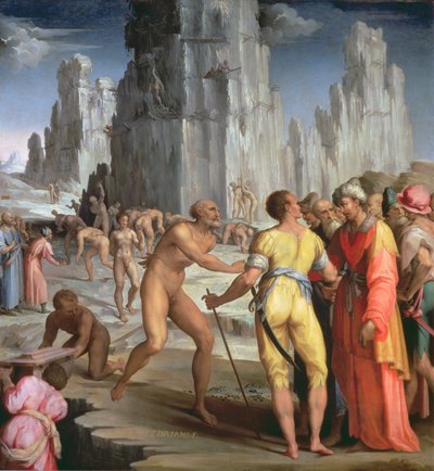 Diamantgruven, 1570-71 (panel) av Maso da San Friano