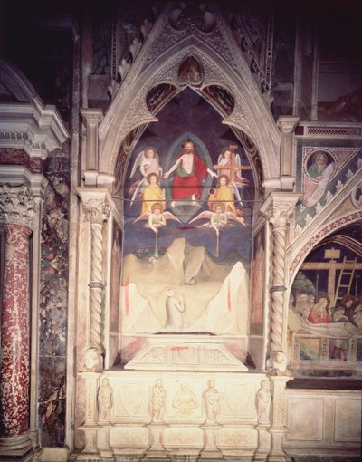 Last Judgment from the Bardi av Vernio Chapel (fersk) av Maso di Banco Giottino