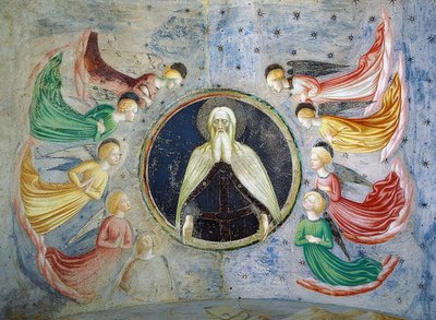 Gud Faderen omgitt av engler. 1435 av Tommaso Masolino da Panicale