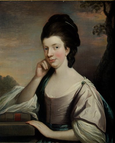 Portrett av en dame, antatt å være fru Elizabeth Hartley (1751-1824) av Mason Chamberlain