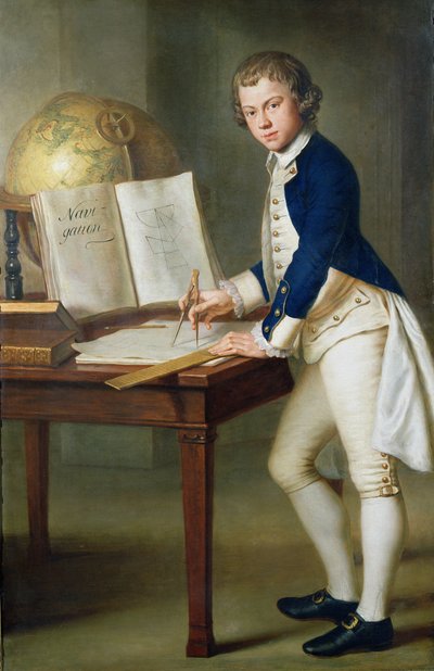 Portrett av en midtskipsmann av Mason Chamberlain