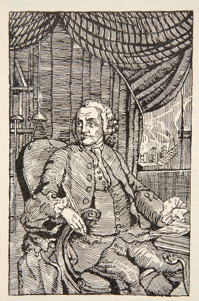 Franklin, kopi av Boris Mestchersky (d.1957) illustrasjon fra 