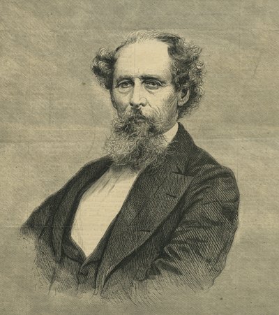 Charles Dickens, for Harpers Weekly av Mason and Co.