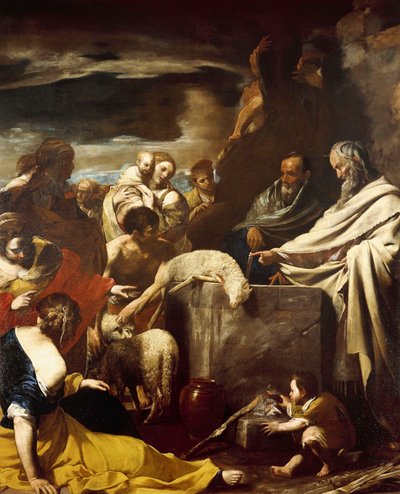 Mosesoffer (olje på lerret) av Massimo Stanzione