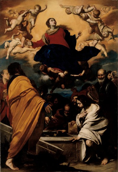 The Assumption of the Virgin, ca. 1630-1635 av Massimo Stanzione