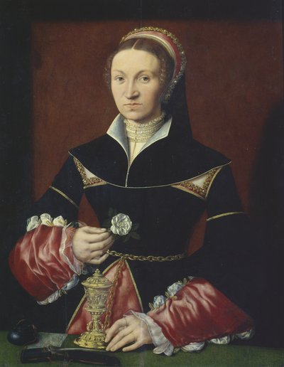 Portrett av en dame, 1536 av Master A.W.