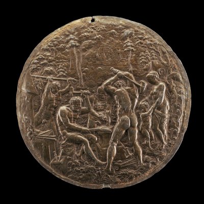 The Forge of Vulcan, 1573. av Master AZ